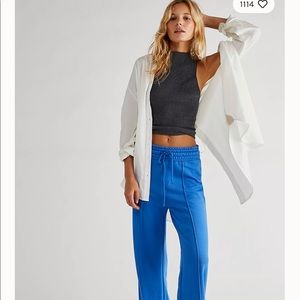 NWT Free People Delphine Track Pants, XS